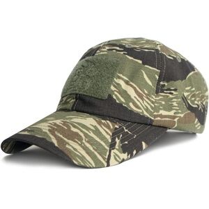 Black Gunpowder Tactical Hat Tiger Stripe